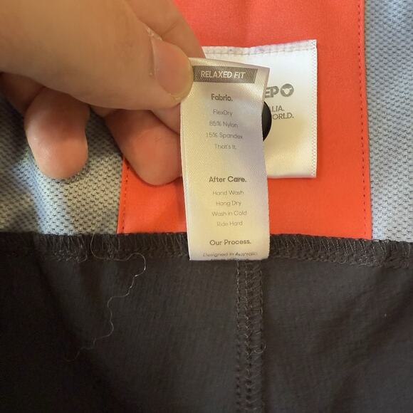 Black Sheep Cycling Shorts Medium Black Relaxed Lightweight Sportswear - Picture 5 of 7